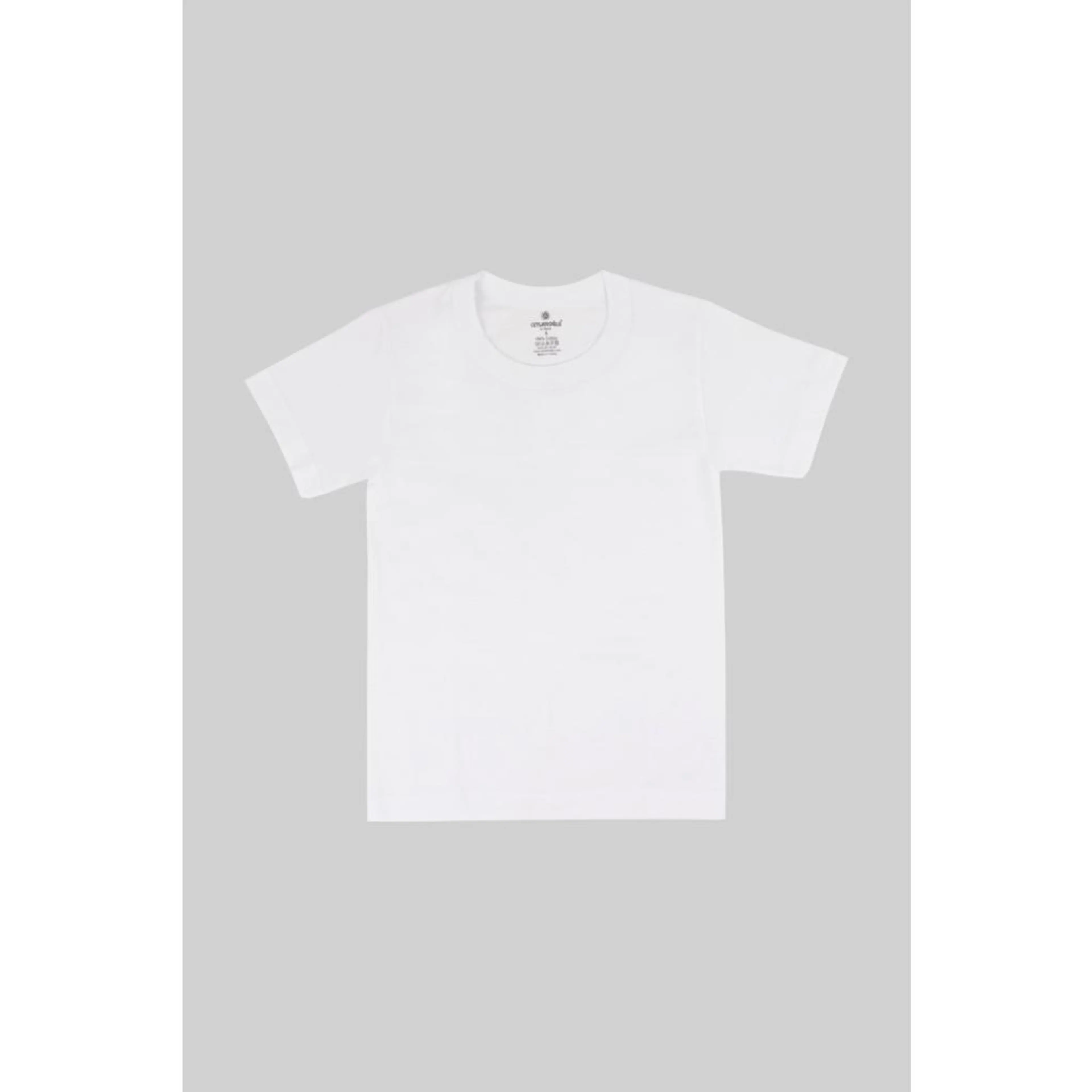 Тениска Детска Бяла 7