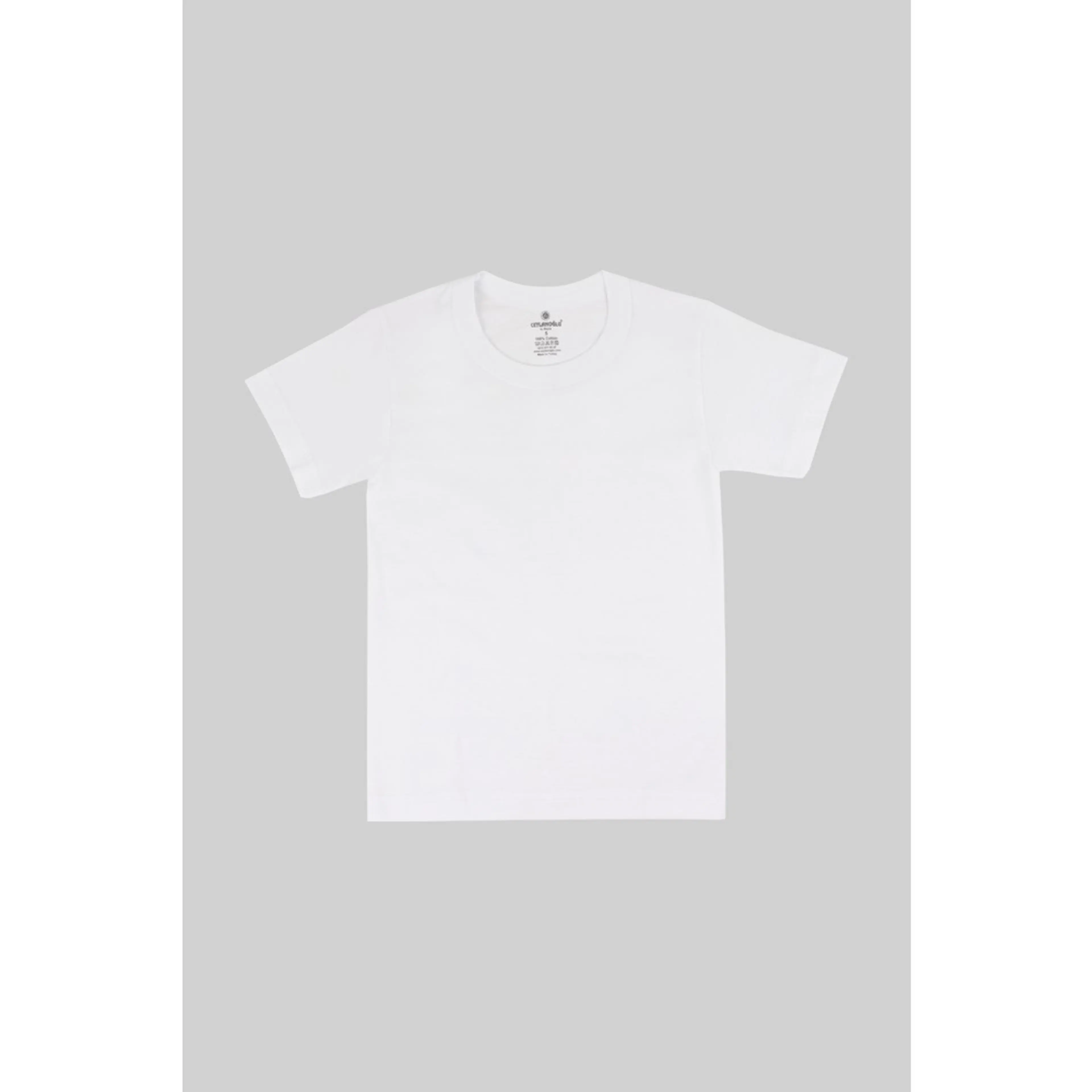 Тениска Детска Бяла 7