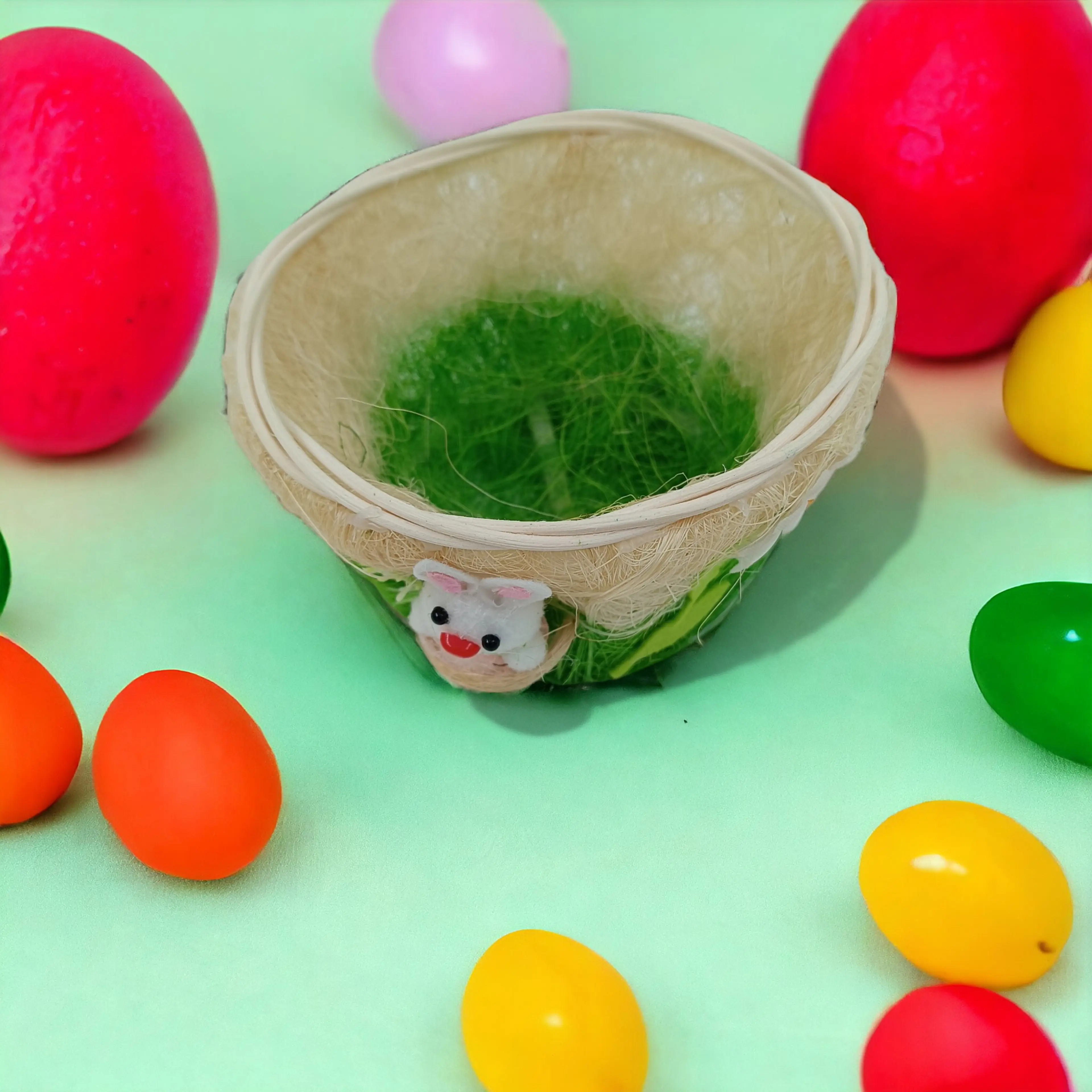 Панер за Великденски Яйца с Декорация Кръгъл