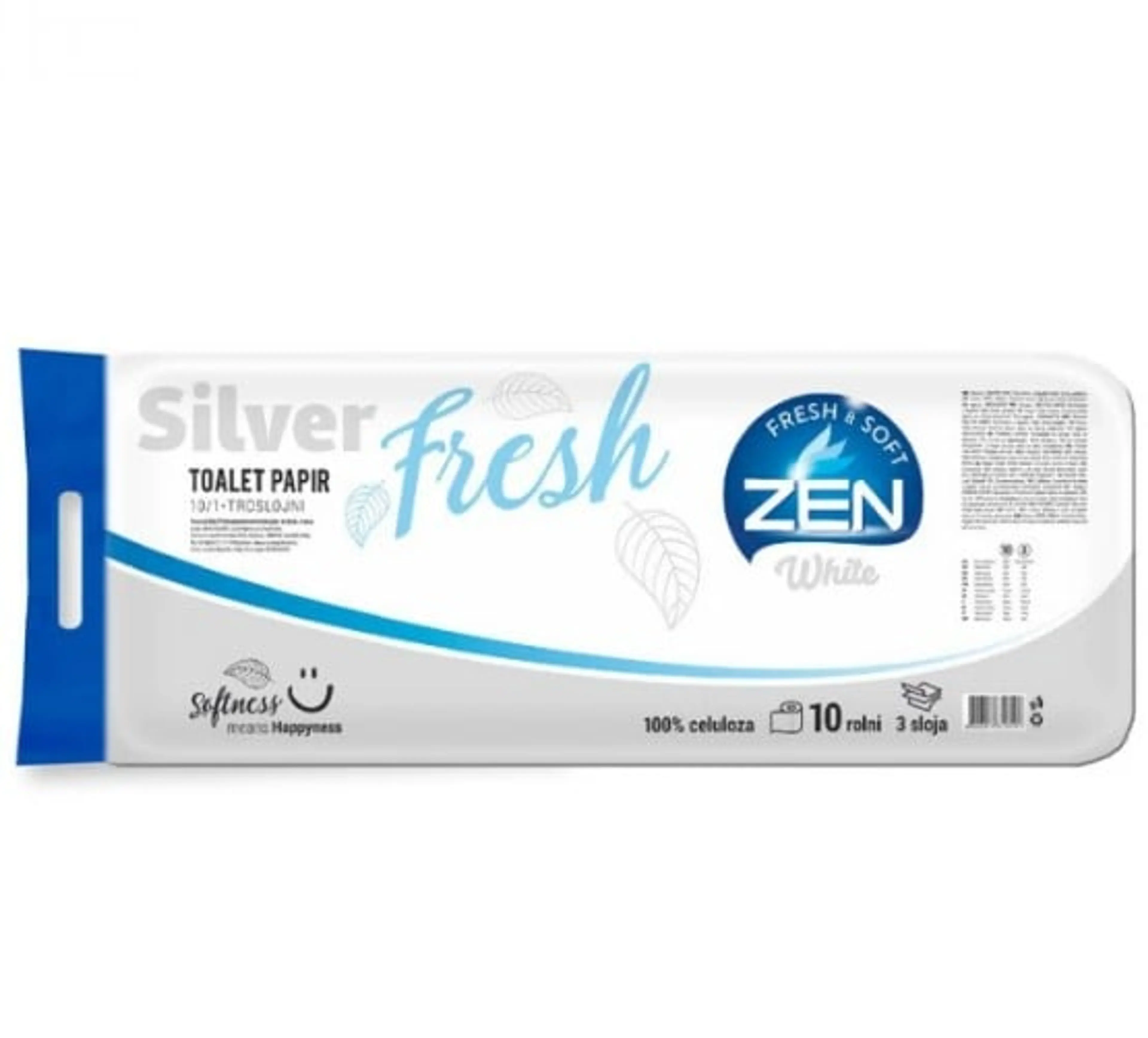 Тоалетна Хартия Зен Silver Fresh 3 Слоя